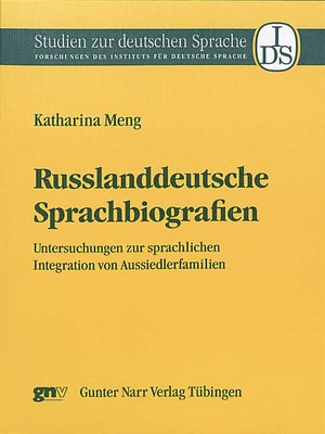 cover image of Russlanddeutsche Sprachbiografien